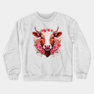 Christmas Cow #2 Crewneck Sweatshirt